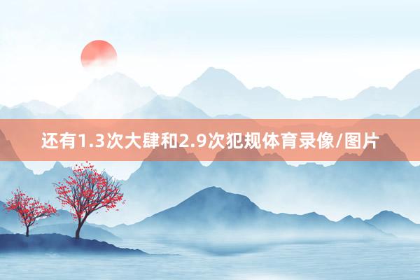 还有1.3次大肆和2.9次犯规体育录像/图片
