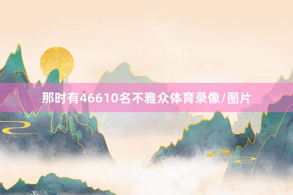 那时有46610名不雅众体育录像/图片