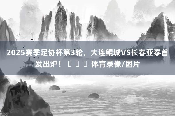 2025赛季足协杯第3轮，大连鲲城VS长春亚泰首发出炉！ ​​​体育录像/图片