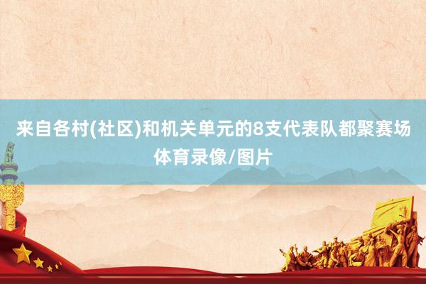 来自各村(社区)和机关单元的8支代表队都聚赛场体育录像/图片