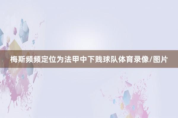 梅斯频频定位为法甲中下贱球队体育录像/图片