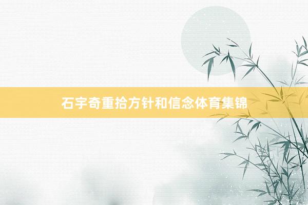 石宇奇重拾方针和信念体育集锦
