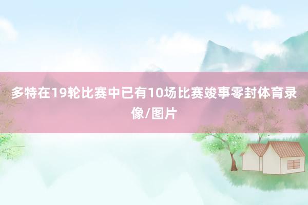多特在19轮比赛中已有10场比赛竣事零封体育录像/图片