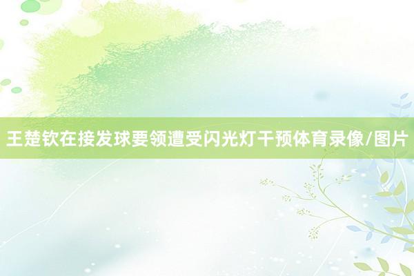 王楚钦在接发球要领遭受闪光灯干预体育录像/图片
