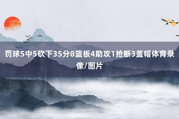 罚球5中5砍下35分8篮板4助攻1抢断3盖帽体育录像/图片