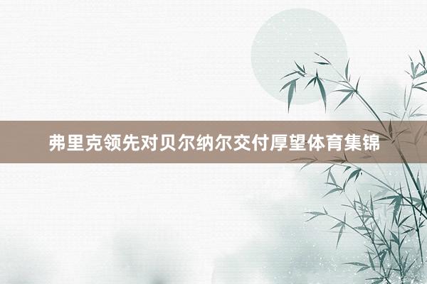 弗里克领先对贝尔纳尔交付厚望体育集锦